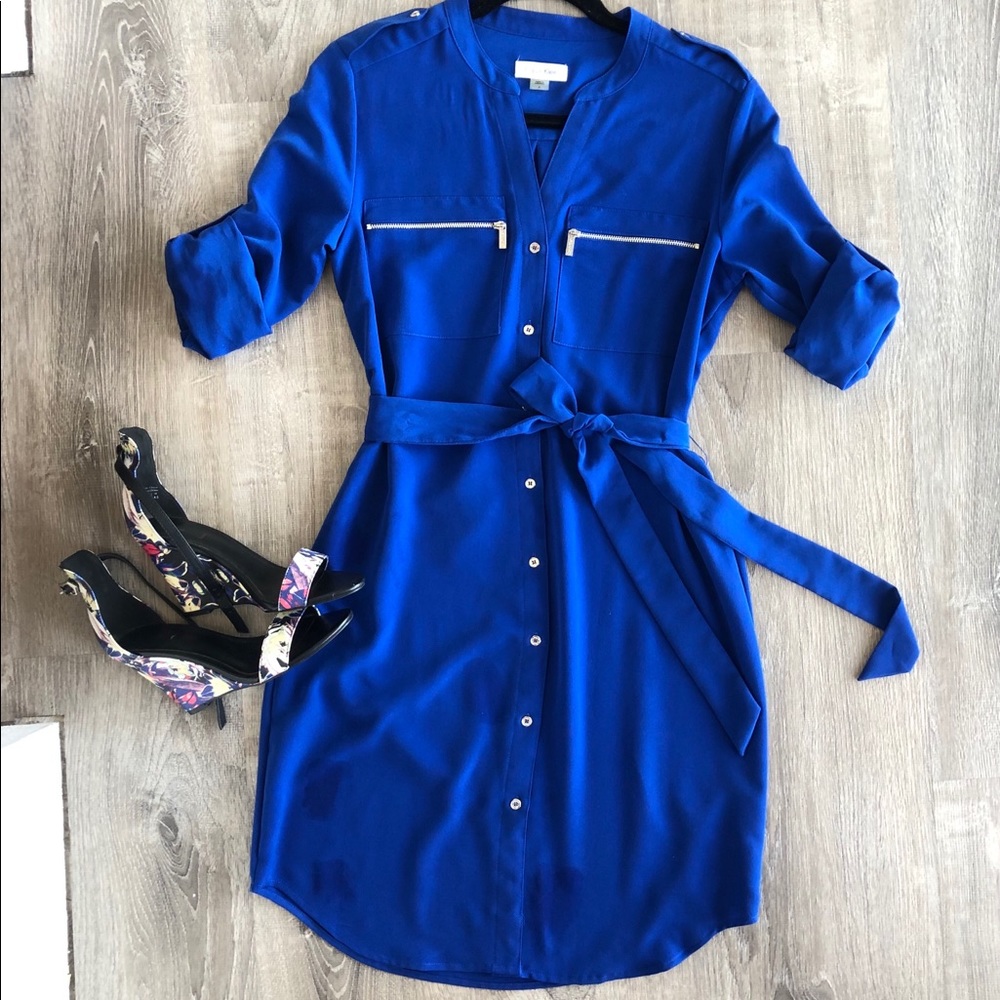 Like New Calvin Klein Blue Dress